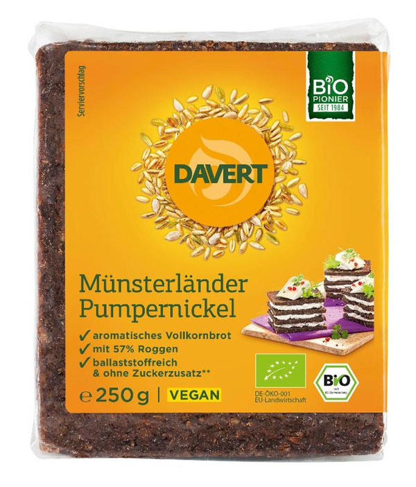 Produktfoto zu Münsterländer Pumpernickel 250g