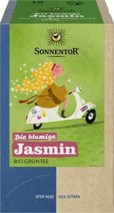 Produktfoto zu Die blumige Jasmin Tee 18 Beutel