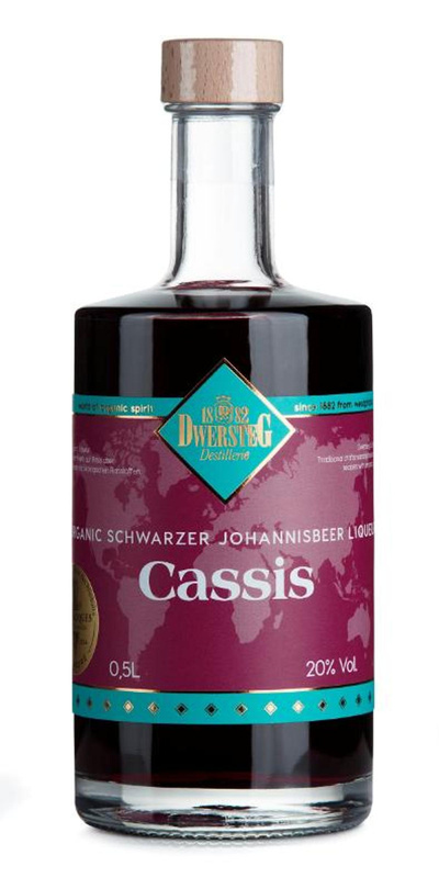 Produktfoto zu Dwersteg Cassis Schwarzer Johannisbeer-Liqueur 0,5L
