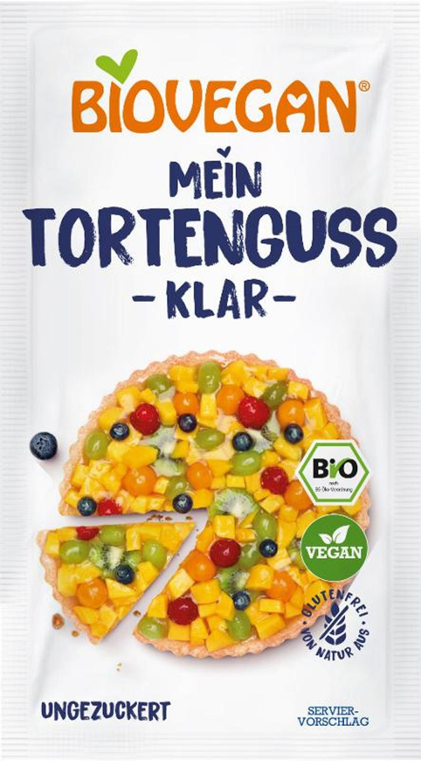 Produktfoto zu Klarer Tortenguss 12g vegan