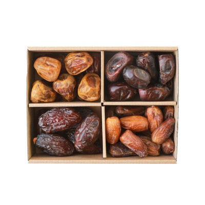 Produktfoto zu Datteln Probierpaket (1) 4 Sorten 4x100g