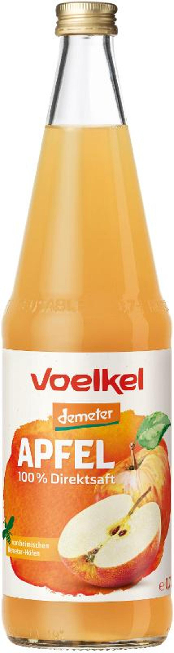 Produktfoto zu Apfelsaft naturtrüb 0,7L