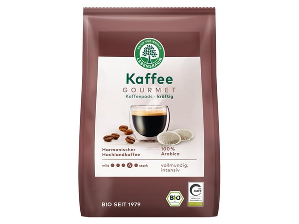 Produktfoto zu Gourmet Kaffeepads kräftig 18 Sück