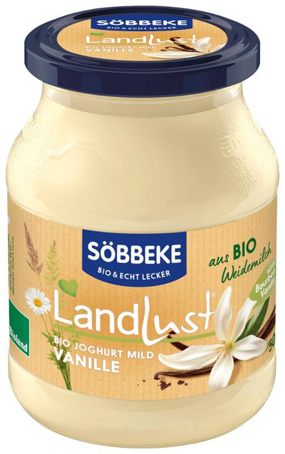Produktfoto zu Weidemilch Joghurt mild Vanille 500g