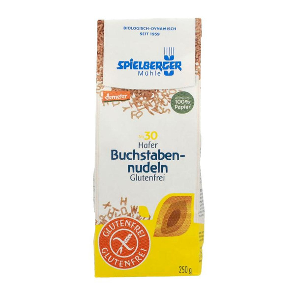 Produktfoto zu Hafer Buchstabennudeln glutenfrei 250 g