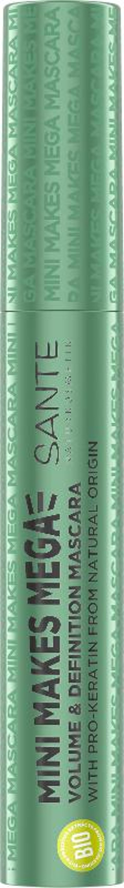 Produktfoto zu Mini Makes Mega Mascara 01 Black 8ml