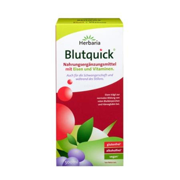 Produktfoto zu Blutquick Nahrungsergänzung 500ml
