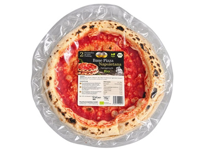 Produktfoto zu Pizza Napoletana, handgemacht 520g (2 Stück)