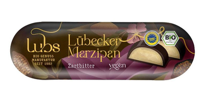 Produktfoto zu Marzipanbrot Zartbitter 50g