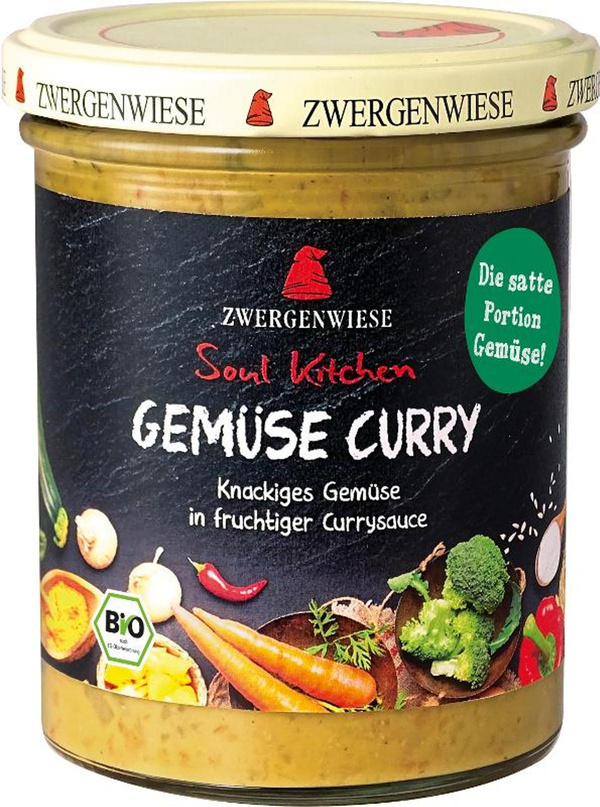 Produktfoto zu Soul Kitchen Gemüse Curry 370g