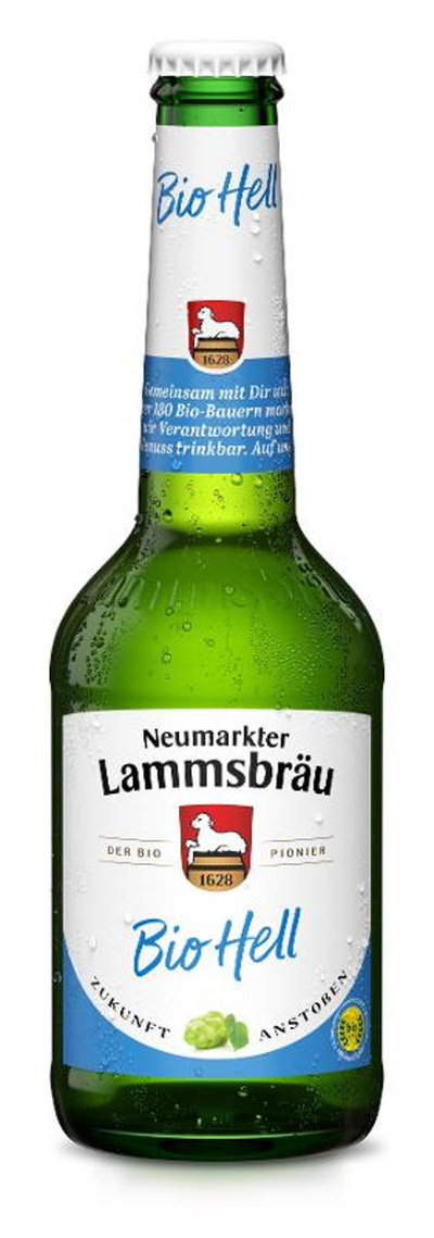 Produktfoto zu Lammsbräu Bio Hell Kiste 10*0,33L