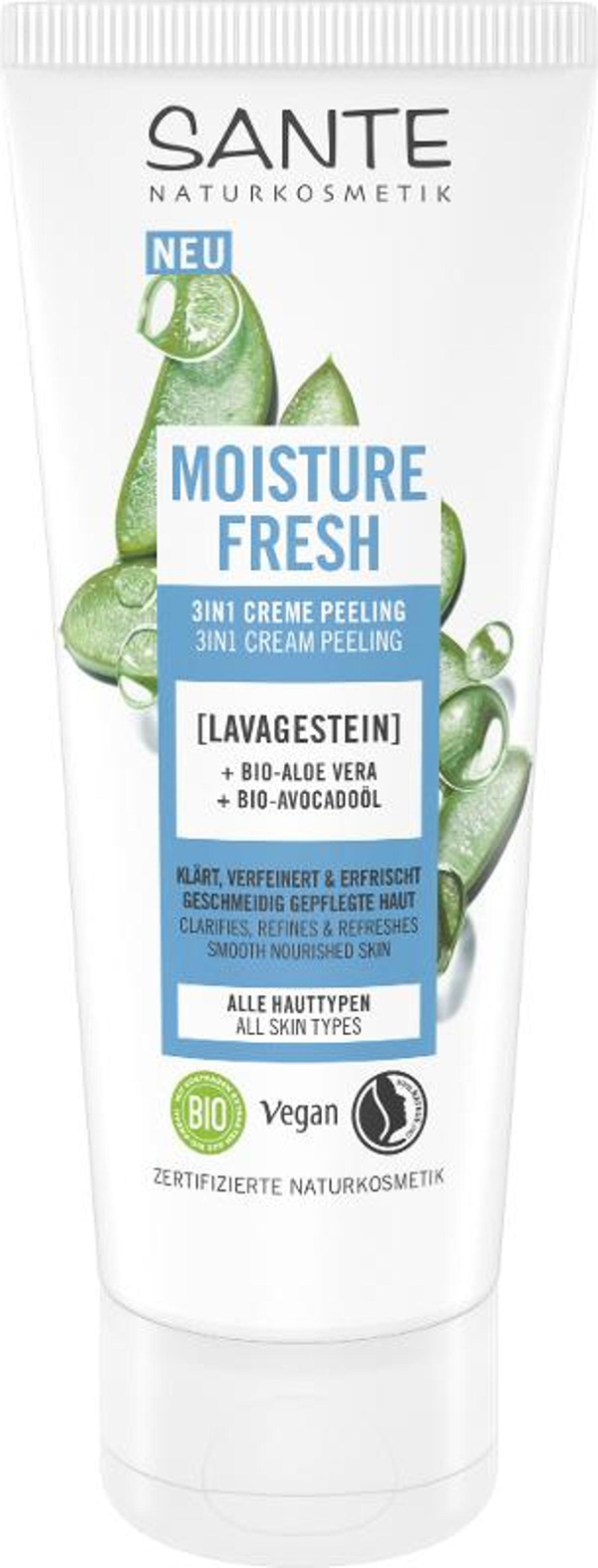 Produktfoto zu MOISTURE FRESH 3in1 Creme Peeling [Lavagestein] 100ml