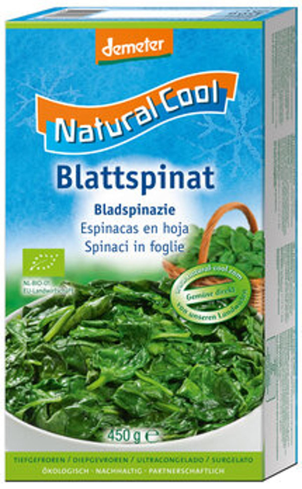 Produktfoto zu TK Blattspinat portioniert 450 g