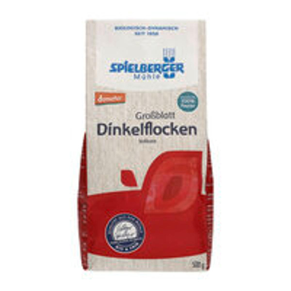 Produktfoto zu Dinkelflocken Großblatt Vollkorn 500g