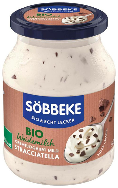 Produktfoto zu Weidemilch Cremejoghurt mild Stracciatella 500g
