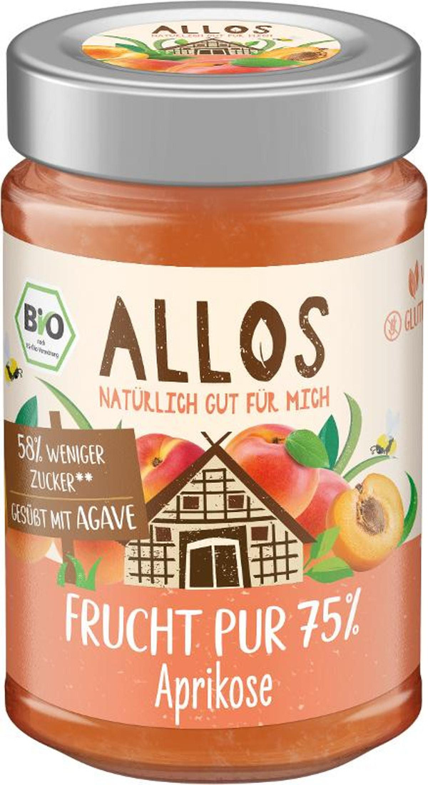 Produktfoto zu Frucht Pur 75% Aprikose 200g