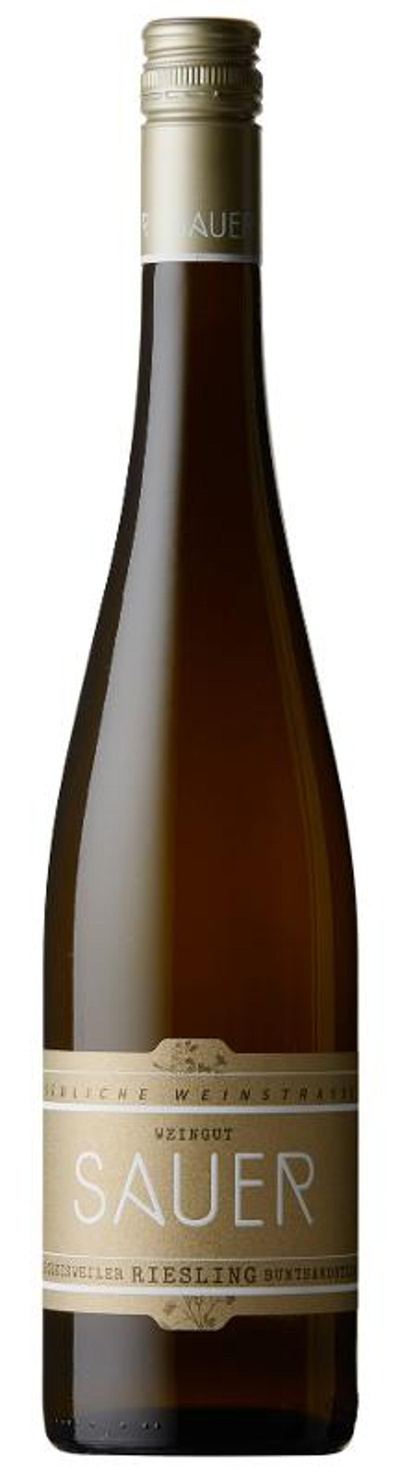 Produktfoto zu Sauer Gleisweiler Riesling Buntsandstein 0,75L