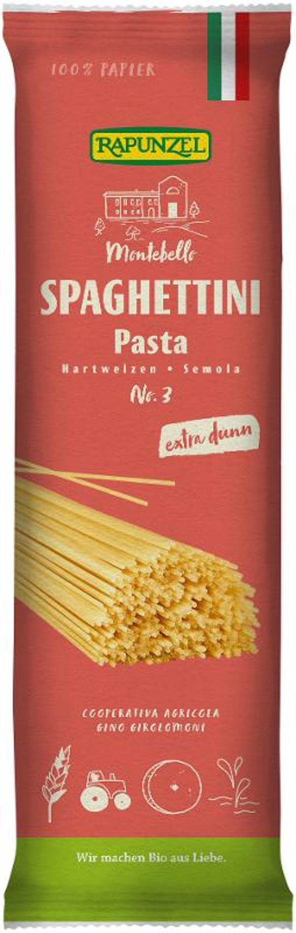 Produktfoto zu Spaghettini Semola No.3 500g