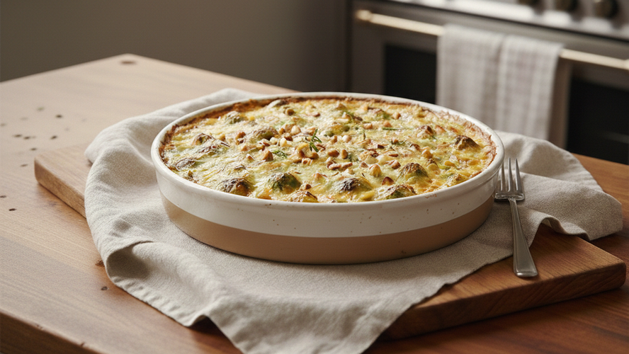 Rezeptbild für Rosenkohlgratin