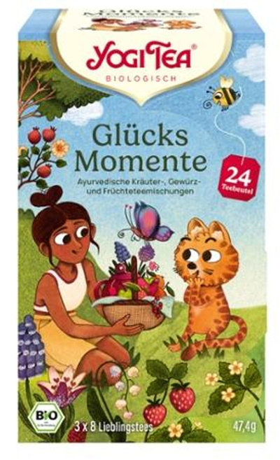 Produktfoto zu Yogi Tea  Glücksmomente Mixkarton 24 Beutel