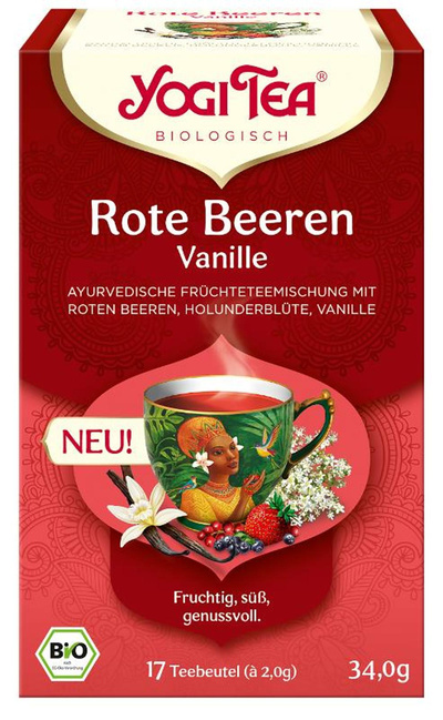 Produktfoto zu Yogi Tea® Rote Beeren 17 Beutel