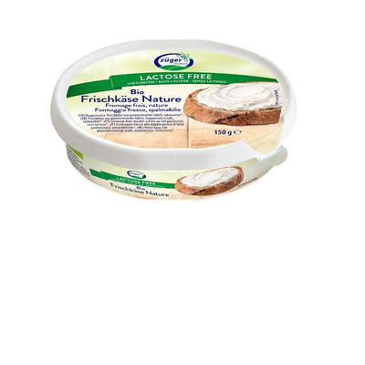 Produktfoto zu Frischkäse Natur, laktosefrei 150g