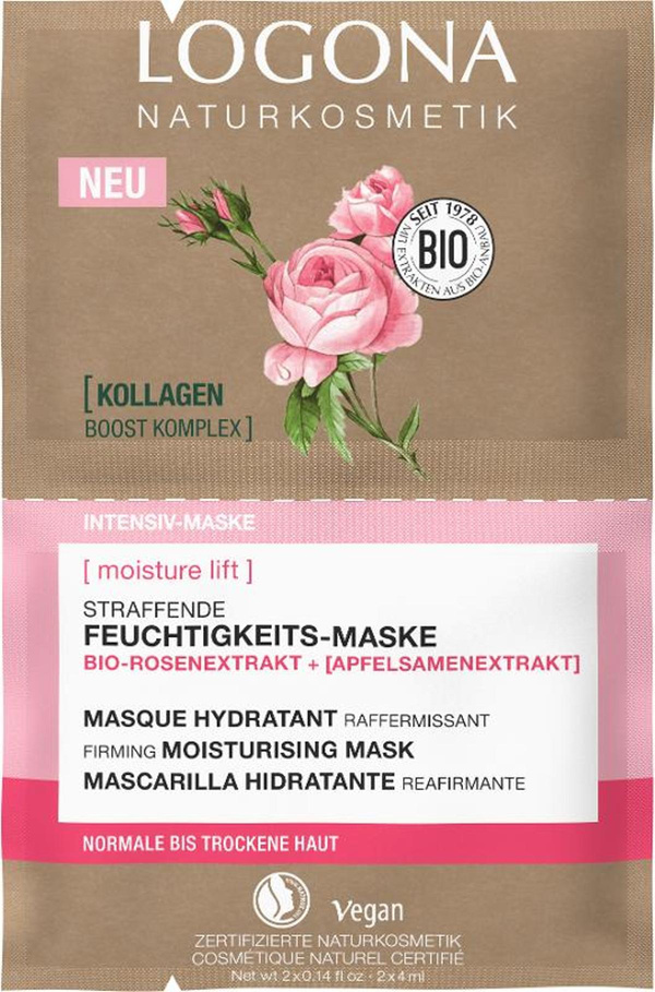 Produktfoto zu [moisture lift] Straffende Feuchtigkeitsmaske Rose & Apfel 8ml