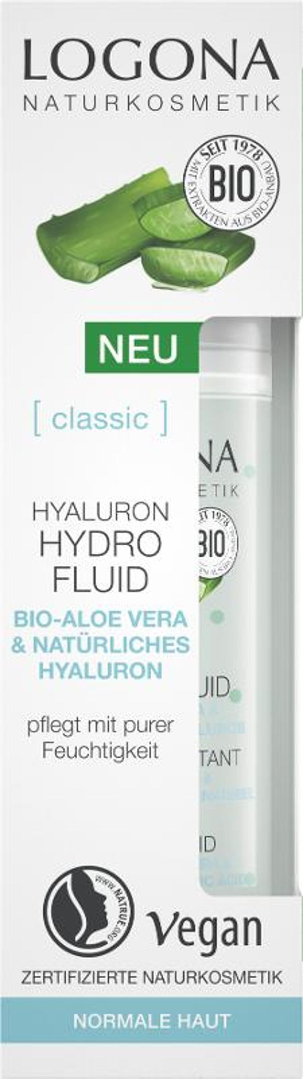 Produktfoto zu [classic] Hyaluron Hydro Fluid Aloe Vera & natürliches Hyaluron 30ml