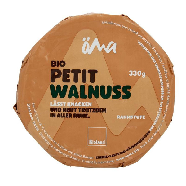 Produktfoto zu Le Petit Brie Walnuss ca. 330g