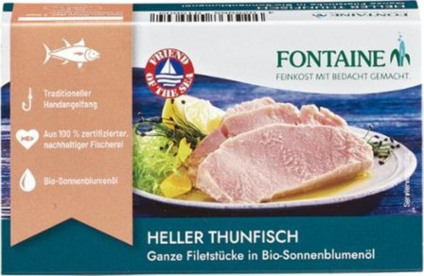 Produktfoto zu Thunfischfilets in Öl 120g
