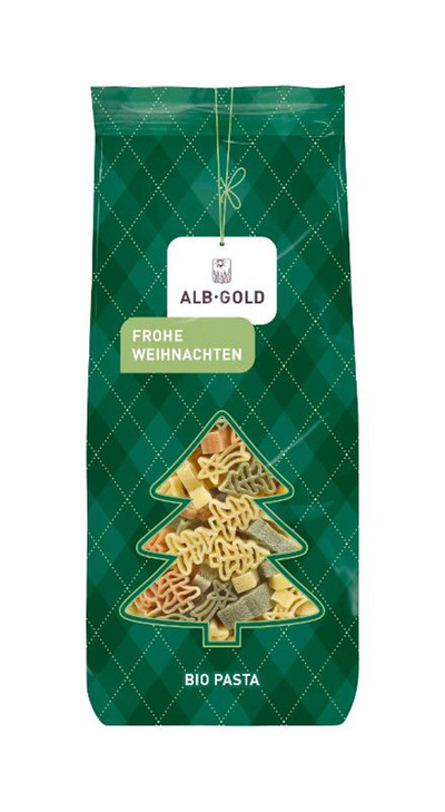 Produktfoto zu bunte Weihnachtsnudeln 250g