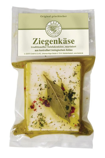 Produktfoto zu Original griechischer Ziegenkäse mariniert 175g