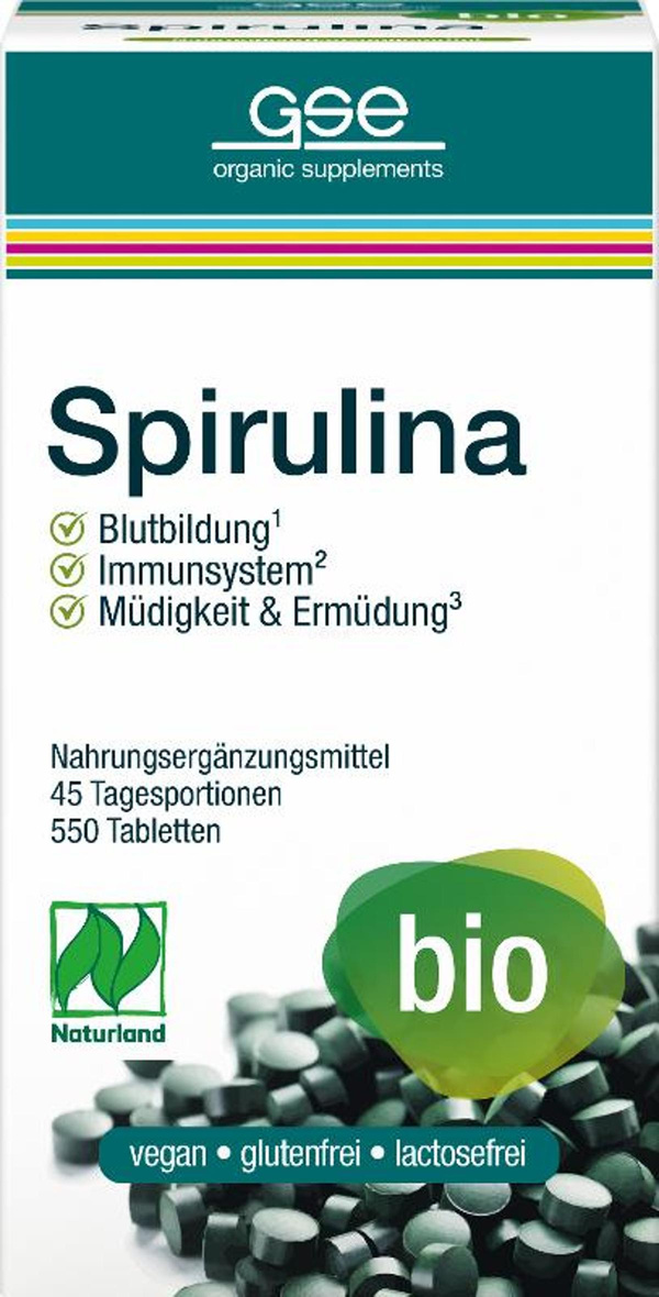 Produktfoto zu Spirulina 550 Tabletten
