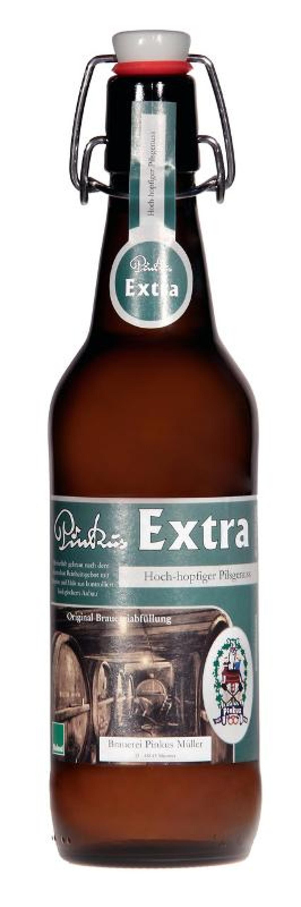 Produktfoto zu Pinkus Extra Bügelflasche Kiste 16*0,5L