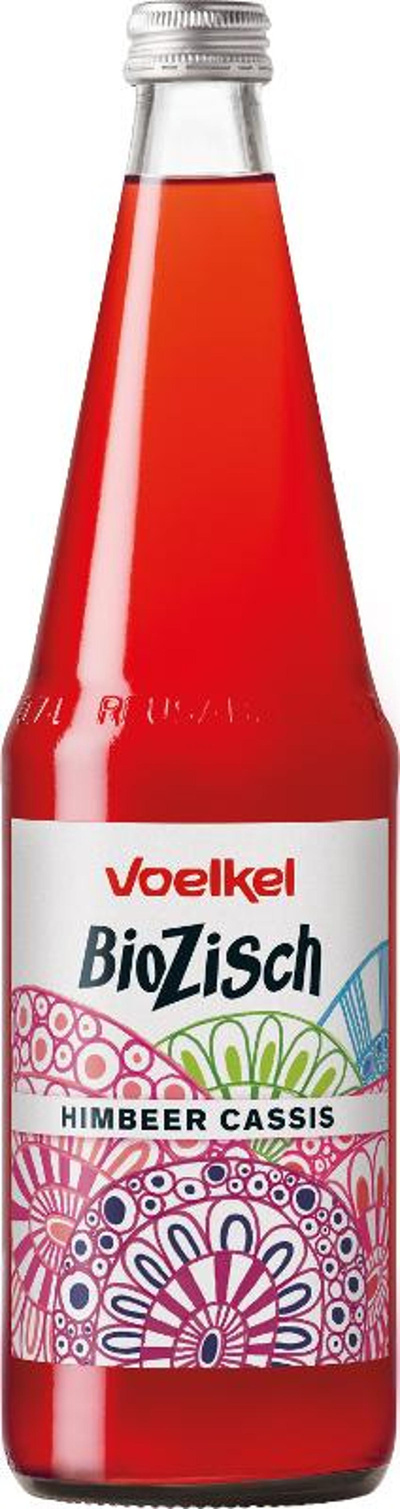 Produktfoto zu BioZisch Himbeer Cassis Kiste 6*0,7L