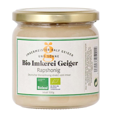 Produktfoto zu Rapshonig 500g
