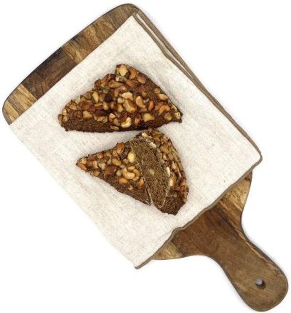 Produktfoto zu Pumpernickel Cashewbrötchen