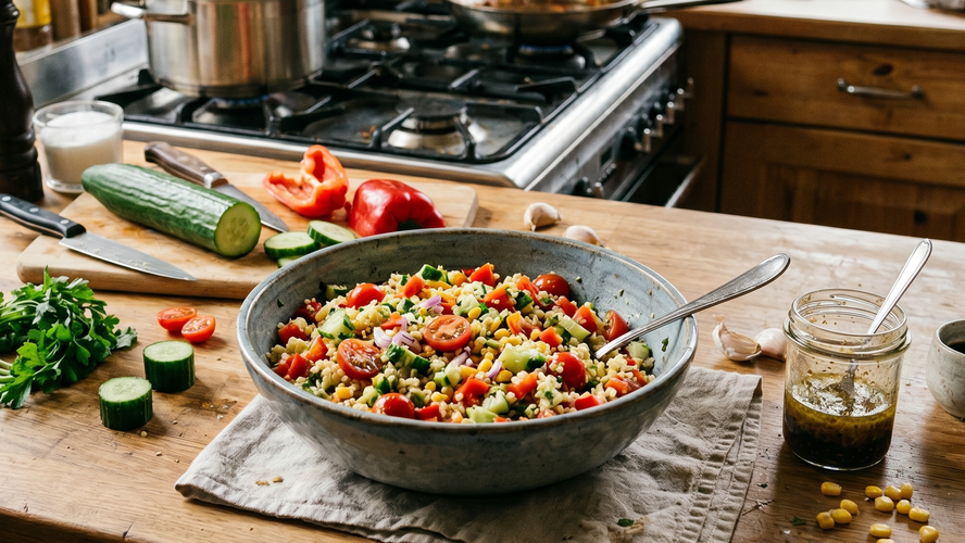 Rezeptbild für Mediterraner Couscous-Salat