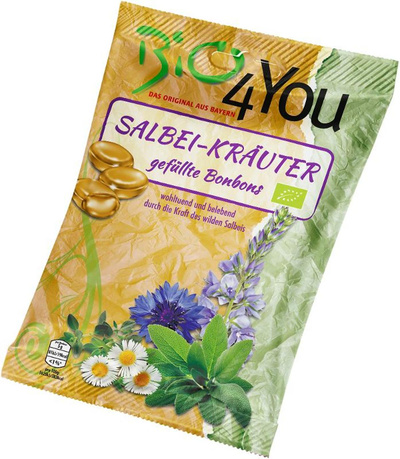 Produktfoto zu Salbei-Kräuter gefüllte Bonbons 75g
