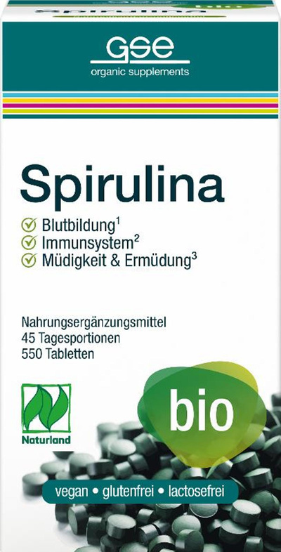 Produktfoto zu Spirulina 550 Tabletten