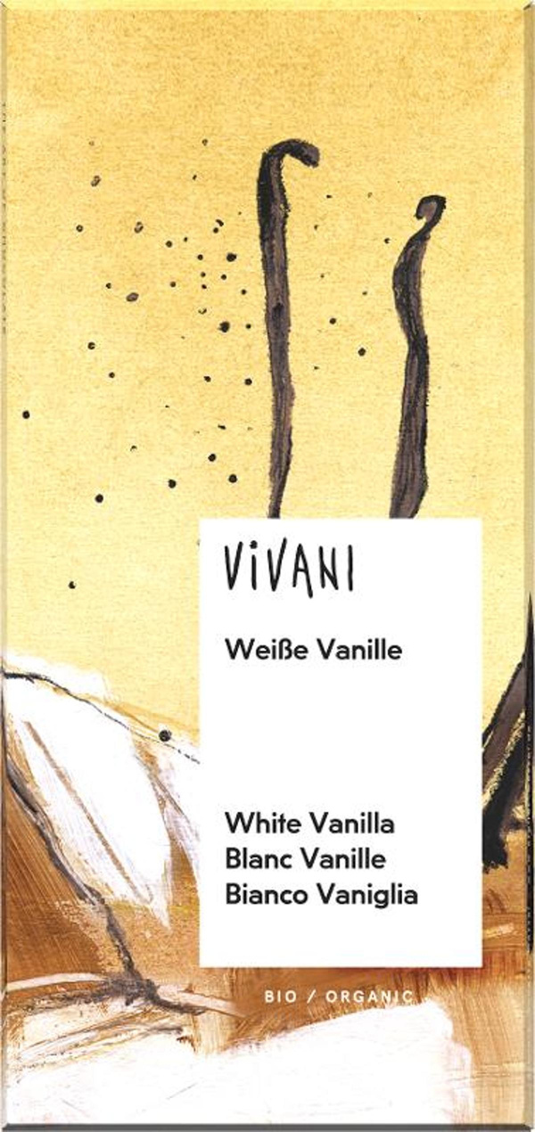 Produktfoto zu Weiße Vanille Schokolade 80g