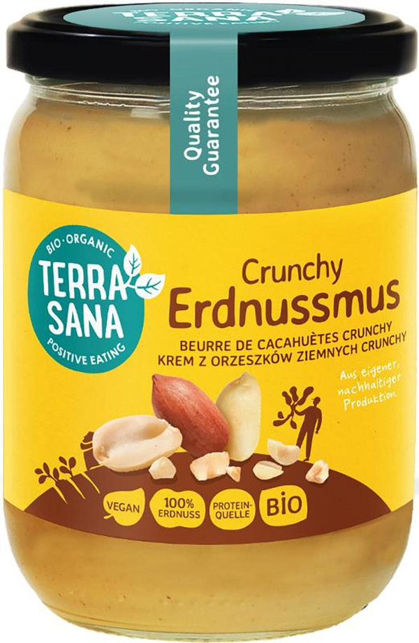 Produktfoto zu Erdnussmus crunchy 500g