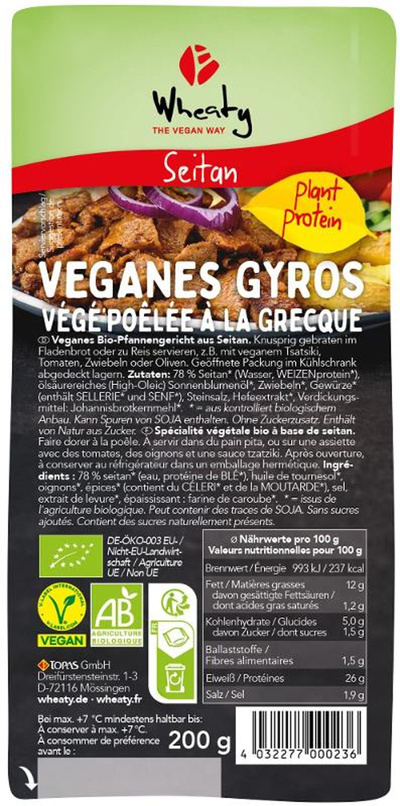 Produktfoto zu Veganes Gyros  200g