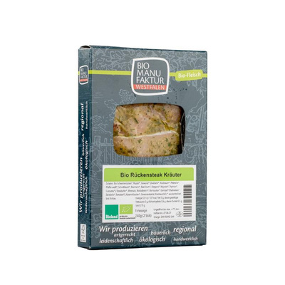 Produktfoto zu Rückensteak Bärlauch (2 Stück)