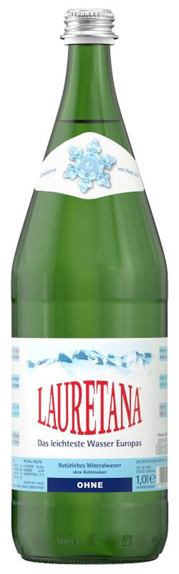 Produktfoto zu Wasser still Lauretana  1L