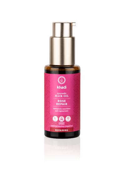 Produktfoto zu khadi Ayurvedic Hair Oil Rose Repair 50ml