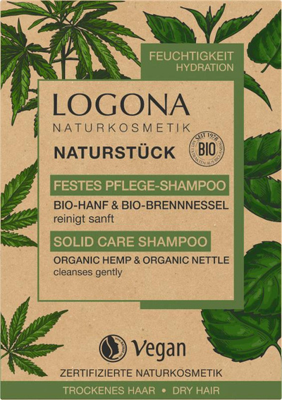 Produktfoto zu Festes Pflege-Shampoo Hanf & Brennessel 60g