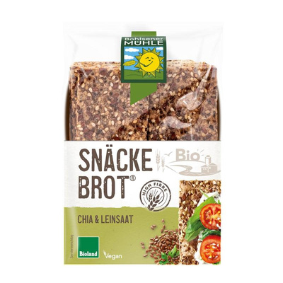 Produktfoto zu Snäckebrot Chia & Leinsaat 200g