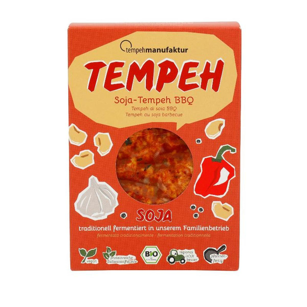 Produktfoto zu Tempeh Soja BBQ 200g vegan