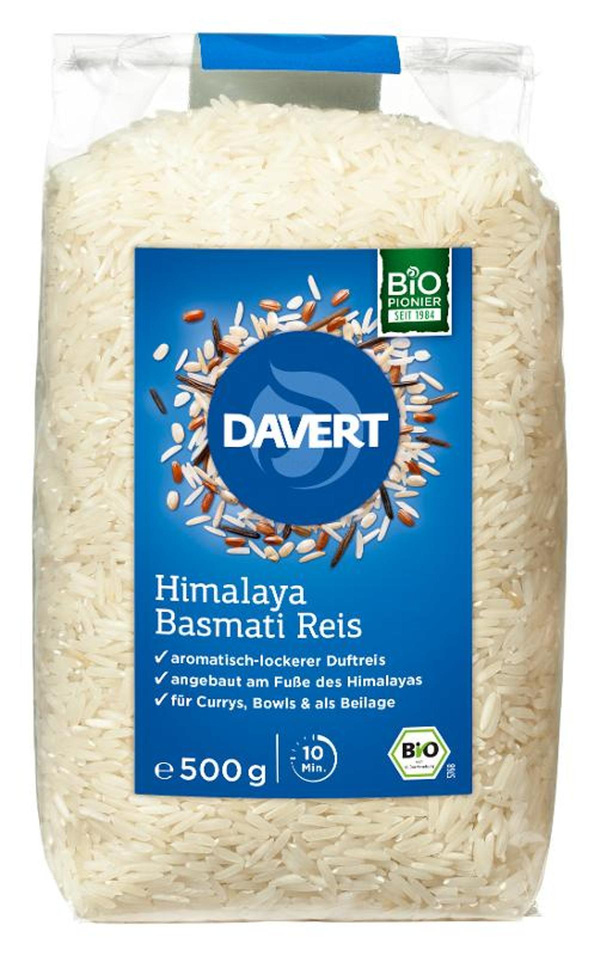 Produktfoto zu Himalaya Basmati Reis weiß 500g